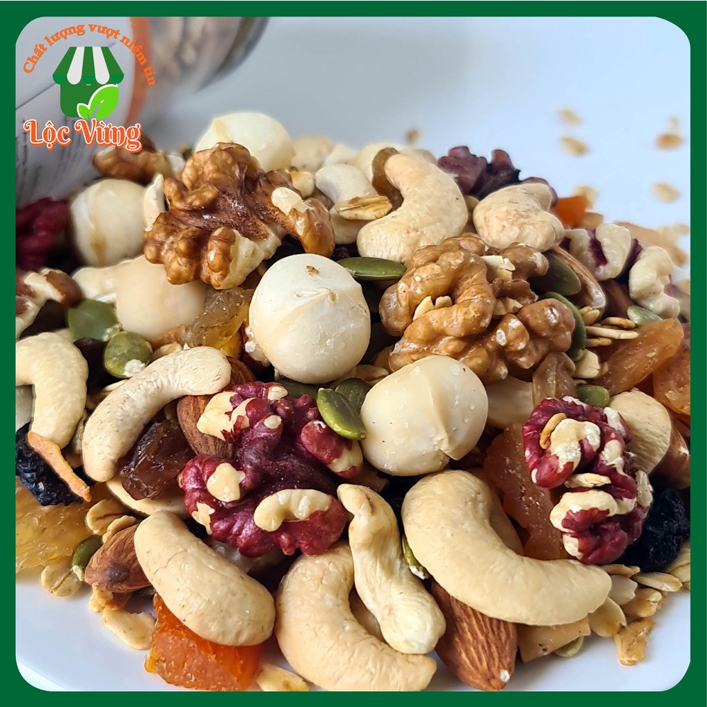 Ngũ cốc Granola siêu hạt ngũ cốc giảm cân dinh dưỡng có macca, 100G