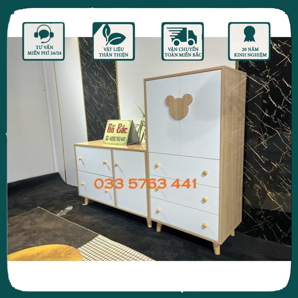 Tủ quần áo đẹp với nhiều màu sắc và hình dáng đáng yêu dành cho bé, kích thước đa dạng