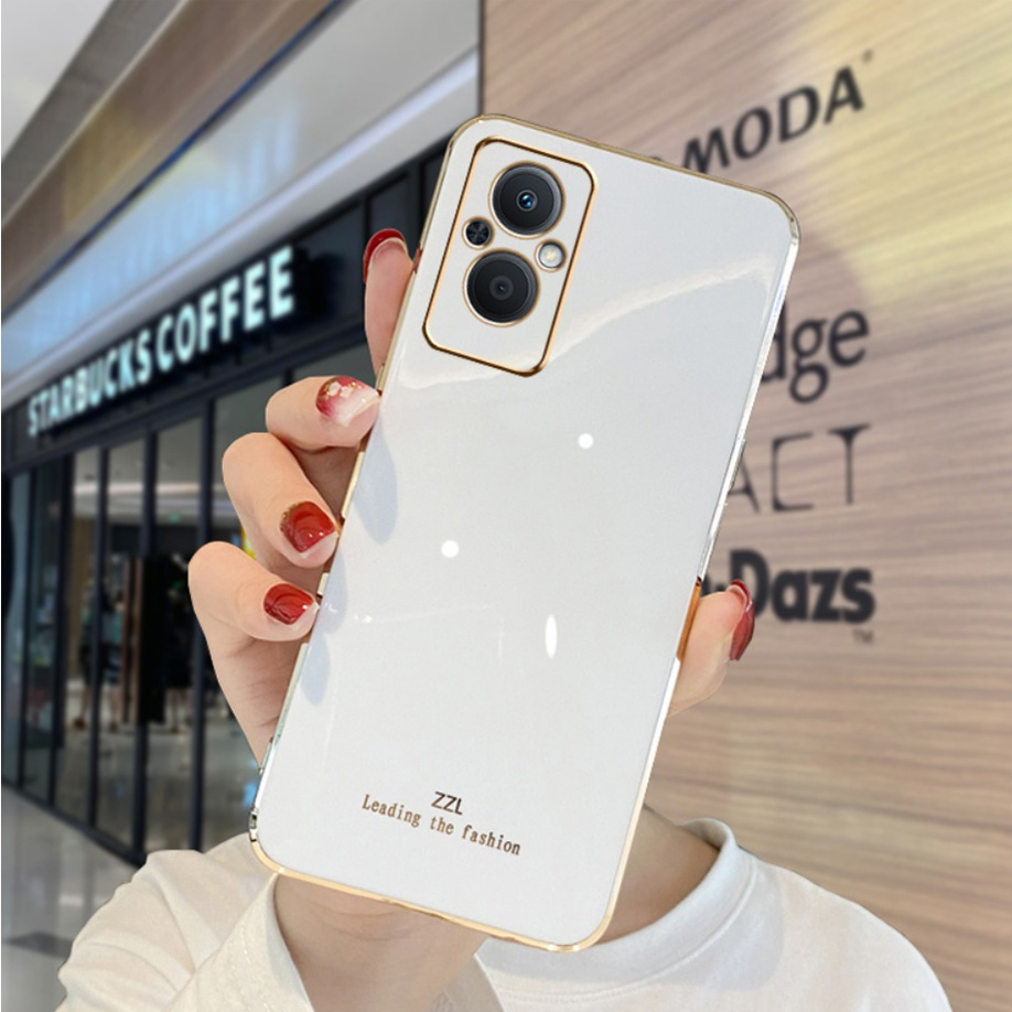 Ốp lưng oppo Reno 8Z 5G ốp lưng oppo Reno 7Z 5G Ốp Điện Thoại Viền Thẳng Thời Trang Cho OPPO Reno 7Z 5g Reno7 Reno 2f Reno 6 Reno6Z Reno5 Reno 4 zb
