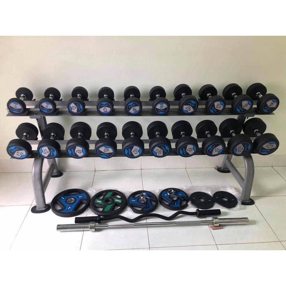 Tạ Tay Tròn Dumbell Alex Bọc TPU