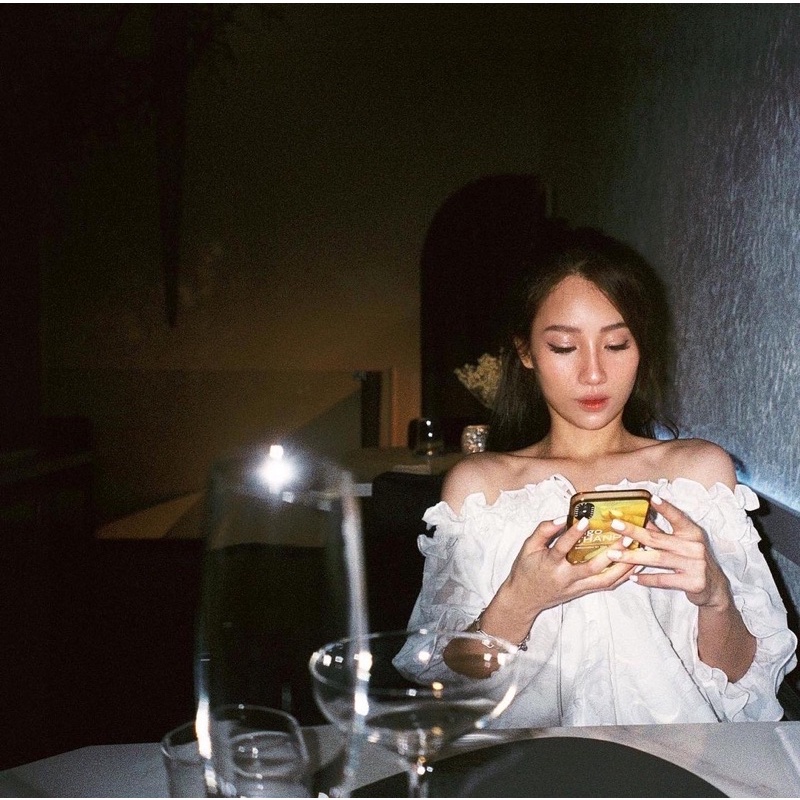 ANGEL TOP - Áo bẹt vai bánh bèo tiểu thư