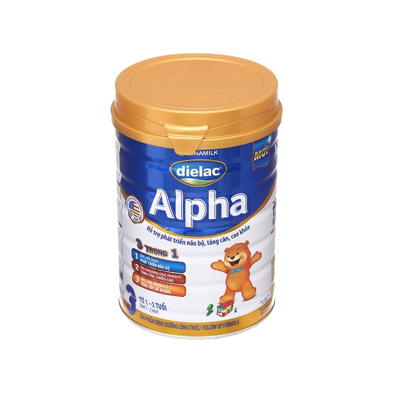 Sữa Bột Dielac Alpha 3 900g
