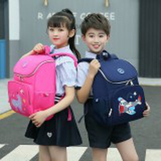 E140 Cặp dáng hộp in hình máy bay ngựa hồng