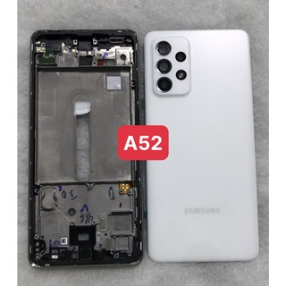 Bộ vỏ Samsung Galaxy A52 zin (bộ gồm lưng,sườn, phím, kính camera, khe sim )
