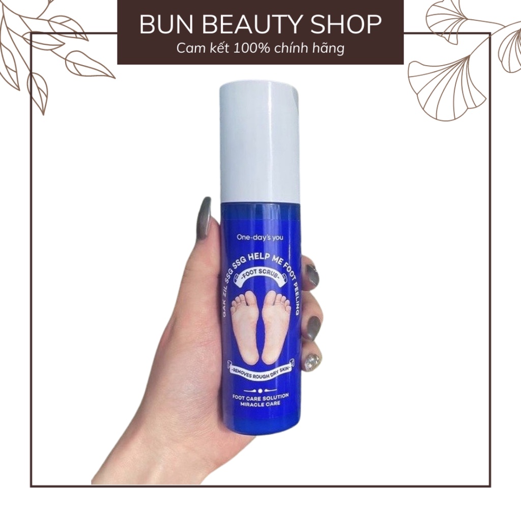 Tẩy da chết gót chân One-Day s You Gak Zil Ssg Ssg Help Me Foot Peeling