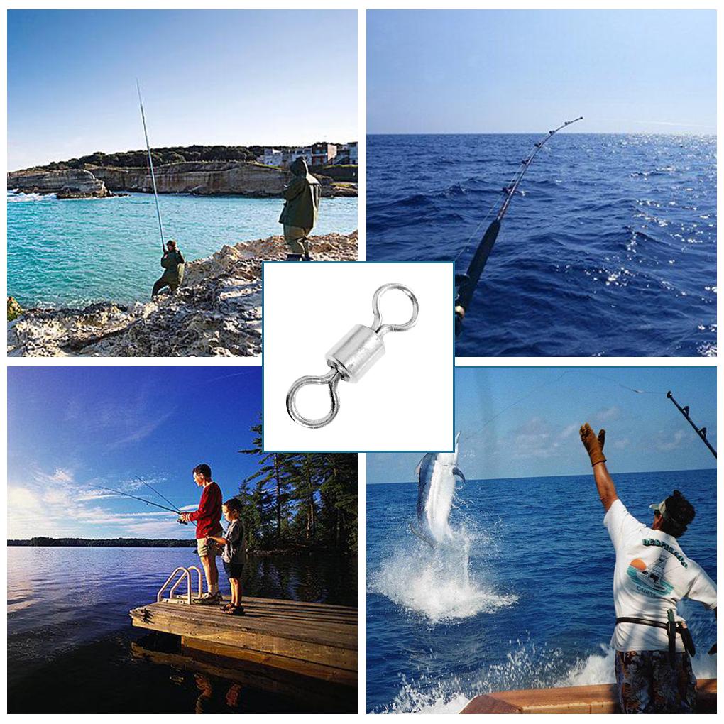 Đầu Nối Vòng Bi Xoay 360 Độ Bằng Đồng Chống Mòn Bền Bỉ Dùng Trong Câu Cá