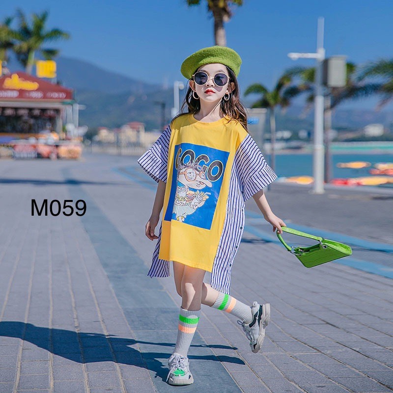 Đầm bé gái phong cách hàn 2021 M59 20-50kg