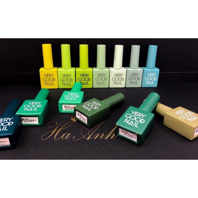 SƠN GEL VERY GOOD NAIL TONE XANH - GREEN [LẺ 1 CHAI]