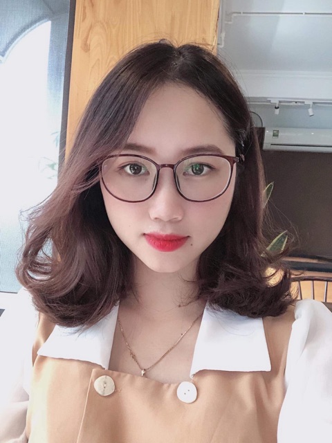 Gọng kính cận tròn càng kính kim loại 872 – Tiệm kính Candy