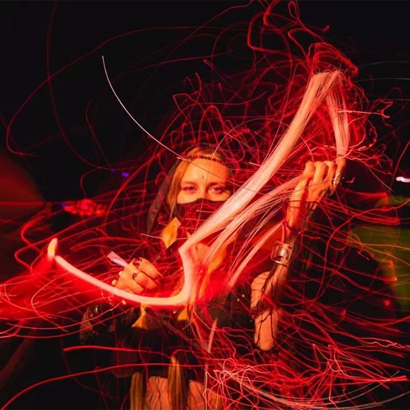 Bộ đèn led sợi quang khiêu vũ, nhảy múa dancing, hip hop mini ...cỡ nhỏ