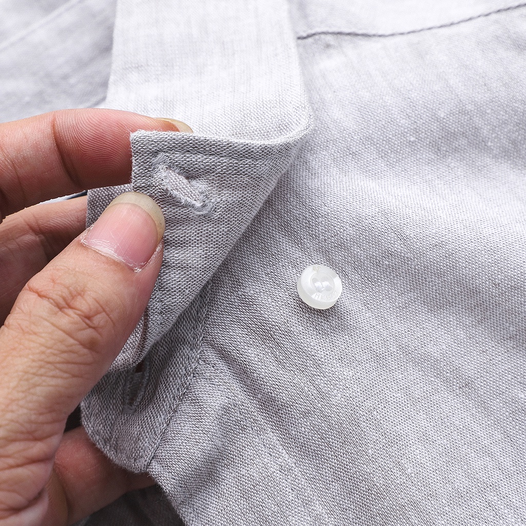 Áo sơ mi Heboz chất vải linen mềm và mát - 00000681