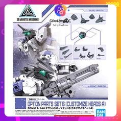 Phụ kiện lắp ráp 30MM 1/144 OPTION PARTS SET 6 (CUSTOMIZE HEADS A) Bandai 4573102620637