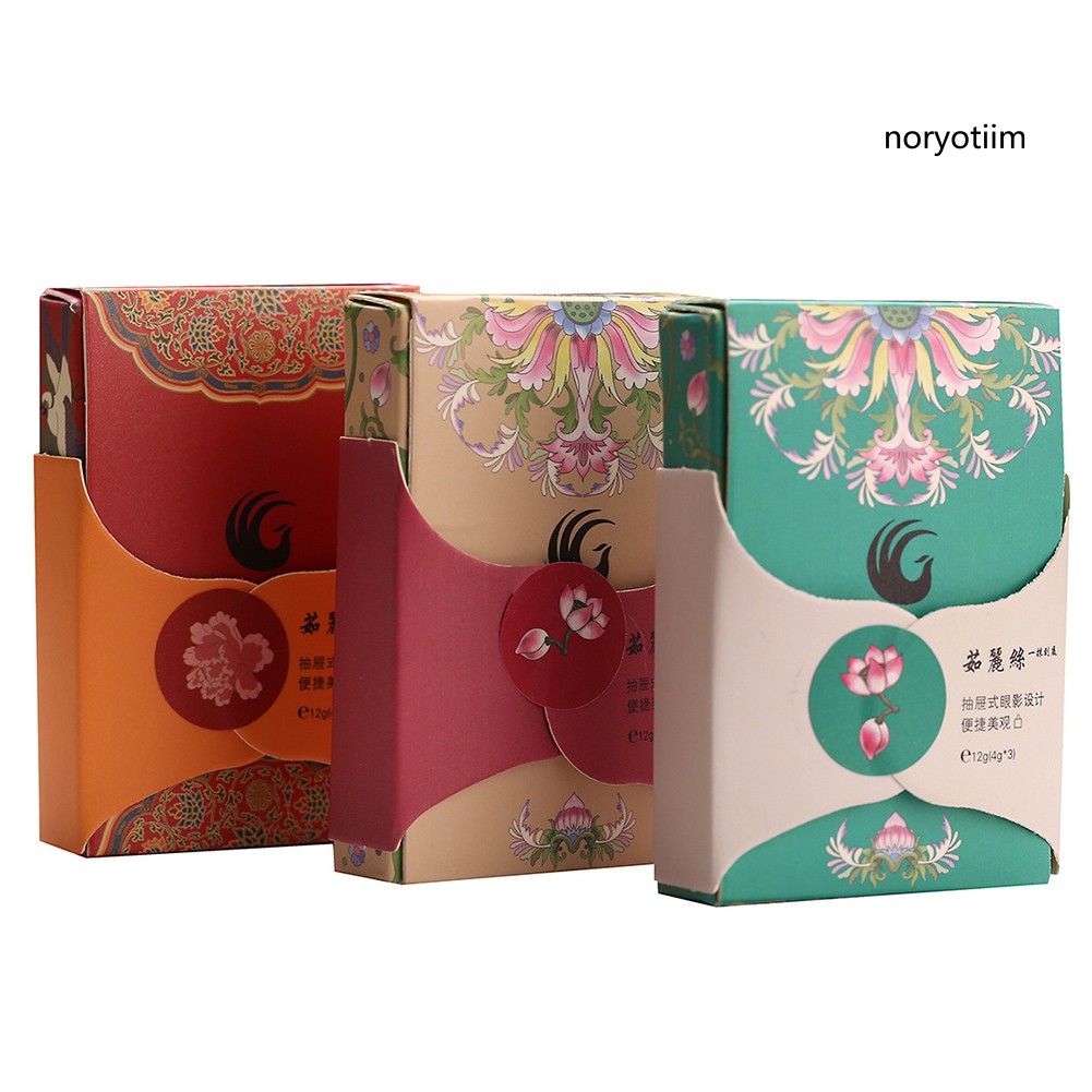 [Hàng mới về] Bảng phấn mắt 4 màu chống thấm nước không nhòe chuyên dụng | BigBuy360 - bigbuy360.vn