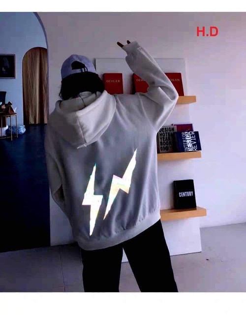 Áo hoodie tia sét phản quang HDN075 | BigBuy360 - bigbuy360.vn