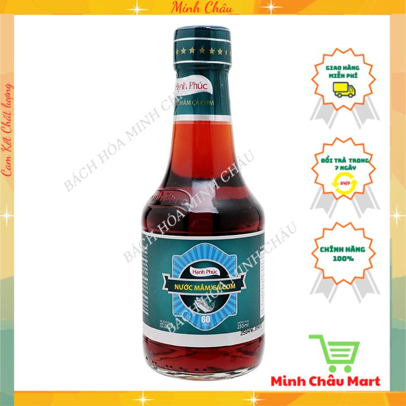 NƯỚC MẮM HẠNH PHÚC 60 ĐỘ ĐẠM 250ML
