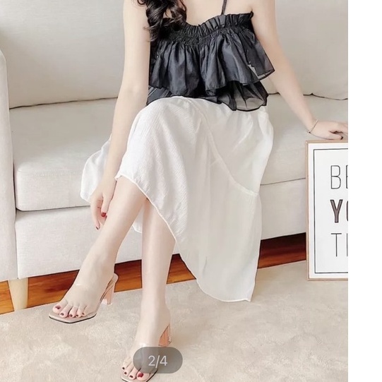 Guốc Nữ 7 Phân Mũi Vuông Hàng Chuẩn Fom Size 35 - 39