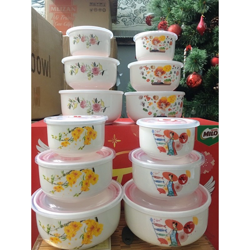 BỘ 3 THỐ SỨ CÓ NẮP HÚT CHÂN KHÔNG | BigBuy360 - bigbuy360.vn