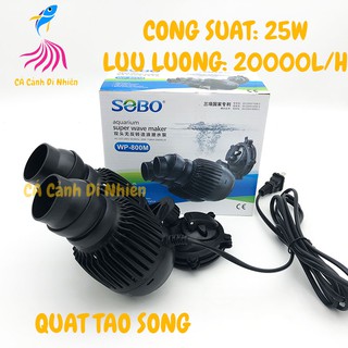 Quạt máy thổi luồng, tạo sóng 2 đầu cho hồ cá SOBO 800M WP-800M 25W