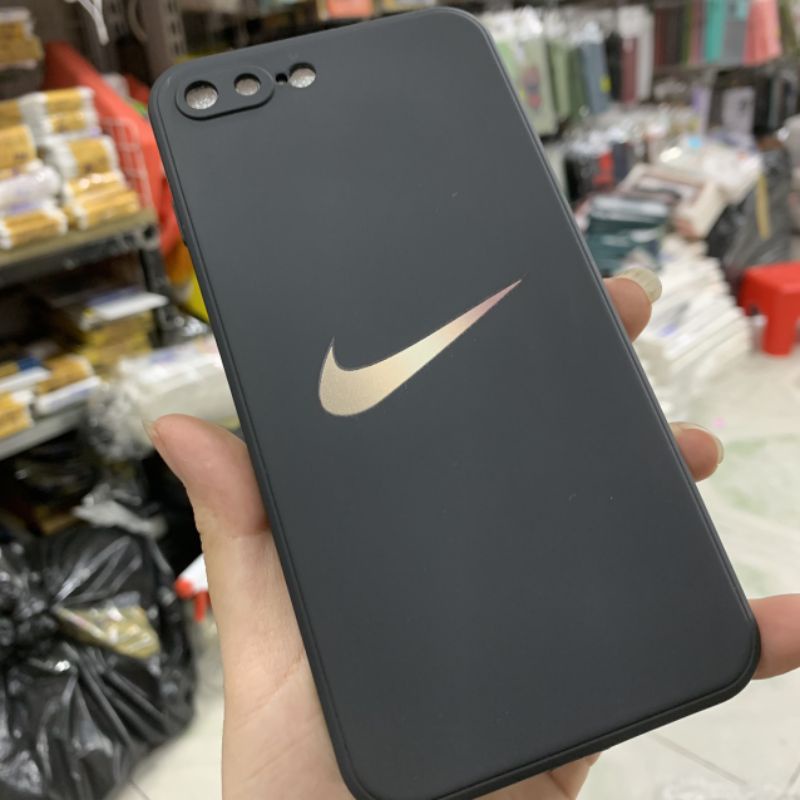 Ốp lưng iPhone 7plus 8plus / iPhone 12 / 12 Pro dẻo logo Nike thời trang bảo vệ camera