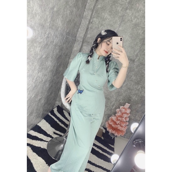 mẫu đồ lam đẹp đồ lam thời trang mẫu lụa cao cấp