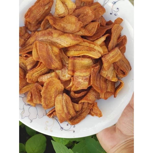 250Gr Chuối sấy Gia Lai Không đường giòn hàng date mới