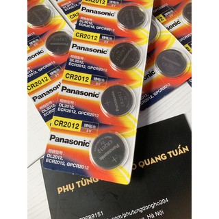 Viên pin đồng hồ Panasonic CR2012 lithium 3V chính hãng vỉ 1 viên
