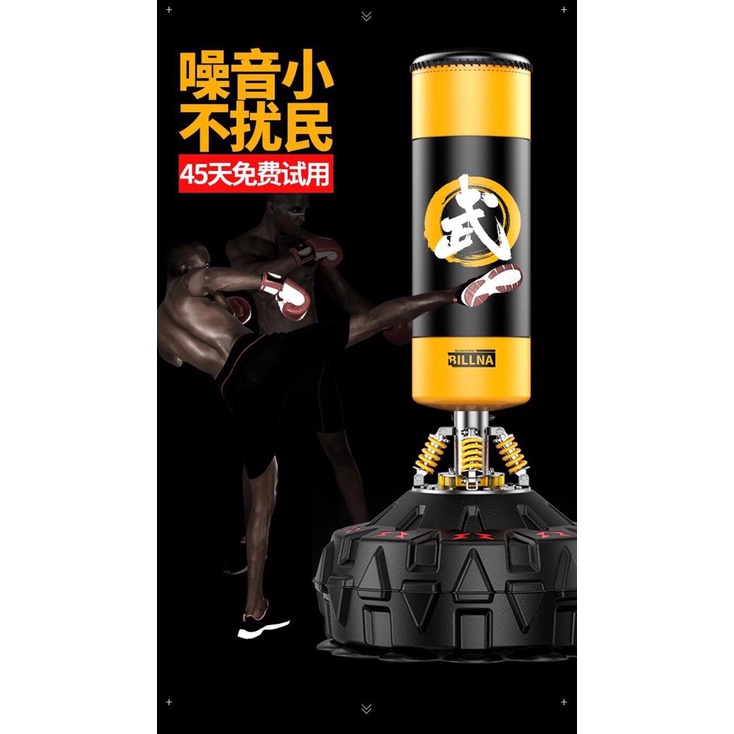 Bao cát boxing lật đật, Bao cát đấm bốc tự đứng dùng tại nhà, dụng cụ tập gym - Kèm video, hình ảnh thực tế