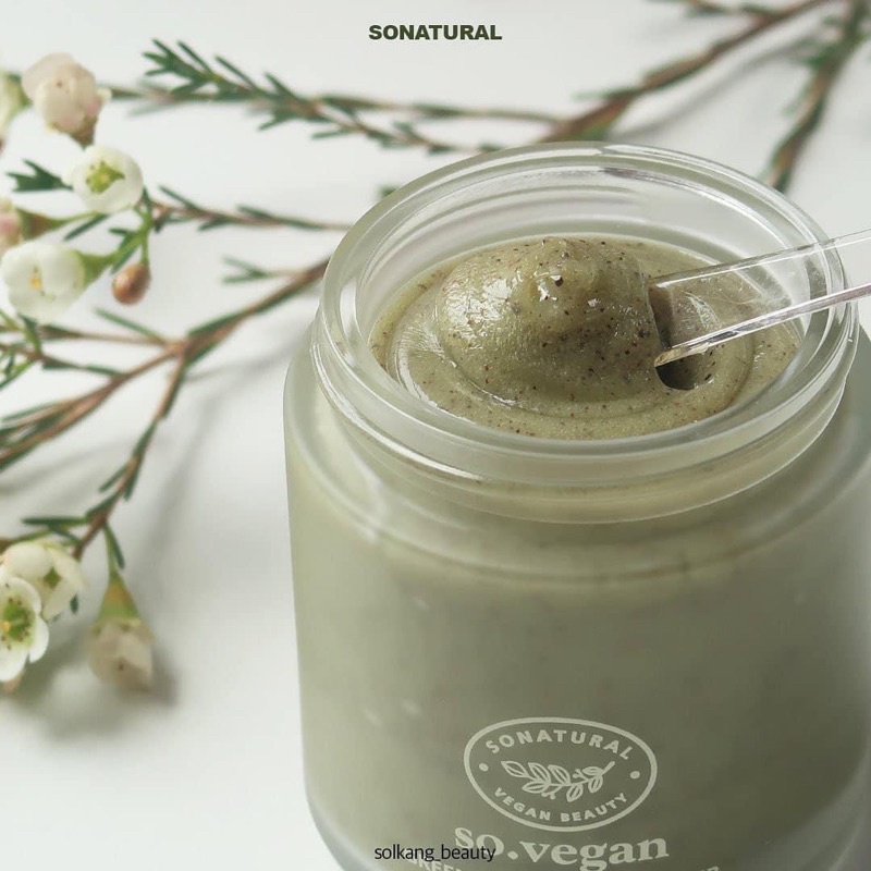 [CHÍNH HÃNG] [So.Vegan] TẨY TẾ BÀO CHẾT VẬT LÝ CÀ PHÊ XANH - Green Bean Coffee Scrub So' Natural Hàn Quốc 105g