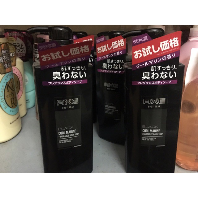 SỮA TẮM NƯỚC HOA DÀNH CHO NAM AXE BLACK 400G - HÀNG NHẬT NỘI ĐỊA