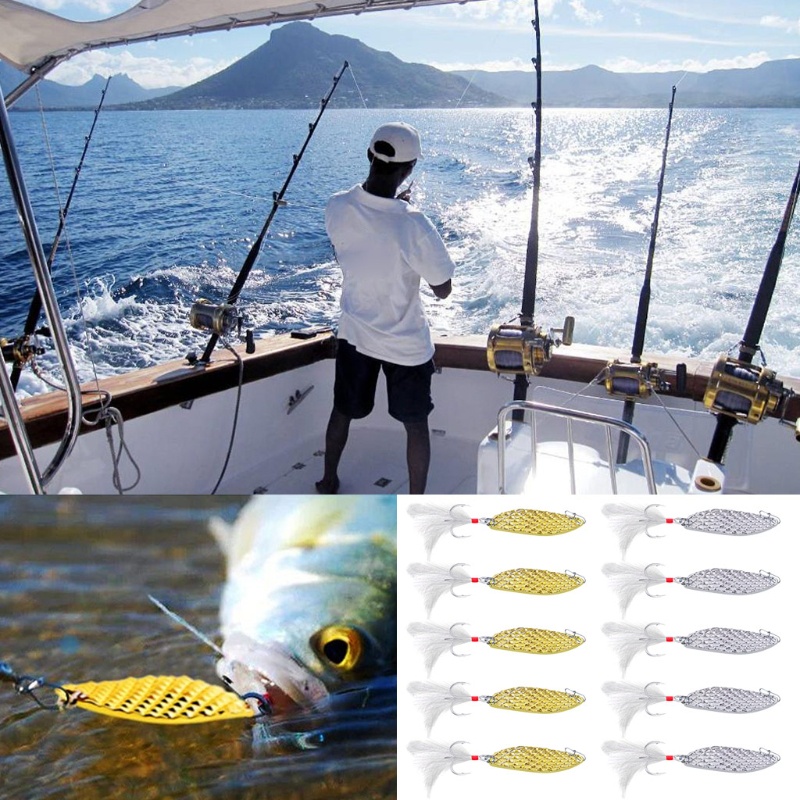 QQ Mồi Câu Cá 3D Bằng Kim Loại Có Mắt Xoay 2 Trong Một