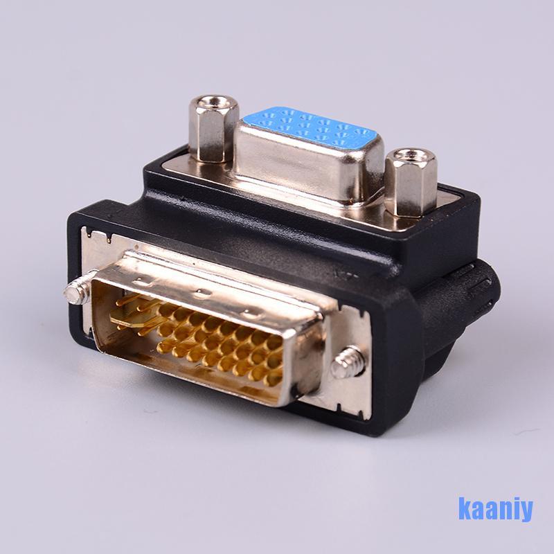 Đầu Chuyển Đổi Dvi-I 24 + 5 Pin Male Sang Vga 15 Pin Female 90 Độ | BigBuy360 - bigbuy360.vn