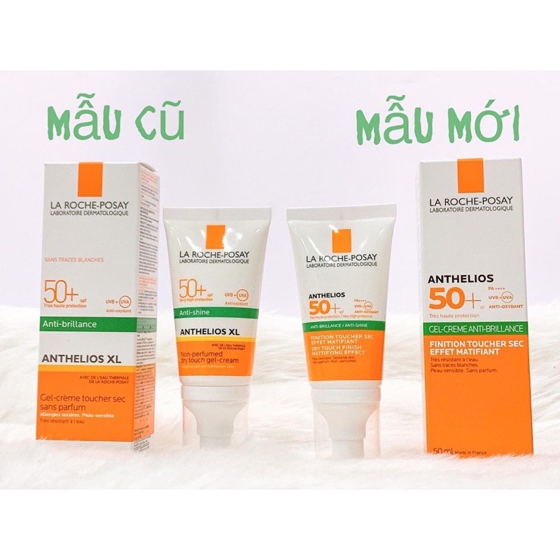 [MẪU MỚI] Kem Chống Nắng La Roche Posay Anthelios Dry Touch Gel-Cream SPF50 Cho Da Dầu, Nhạy Cảm