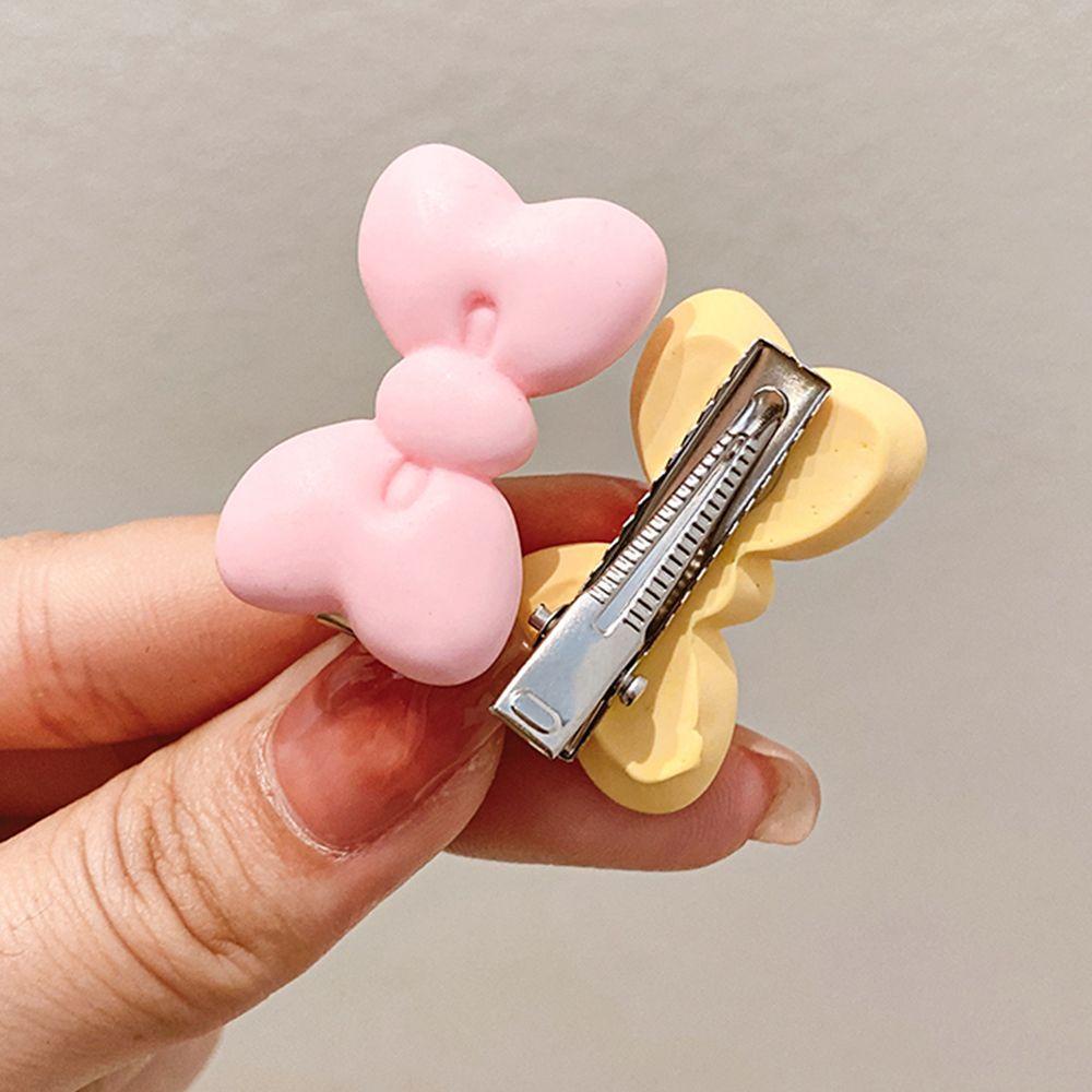 Kẹp Tóc Mỏ Vịt Bằng Resin Màu Kem Phong Cách Hàn Quốc Thời Trang Dành Cho Bạn Gái BERNARDO