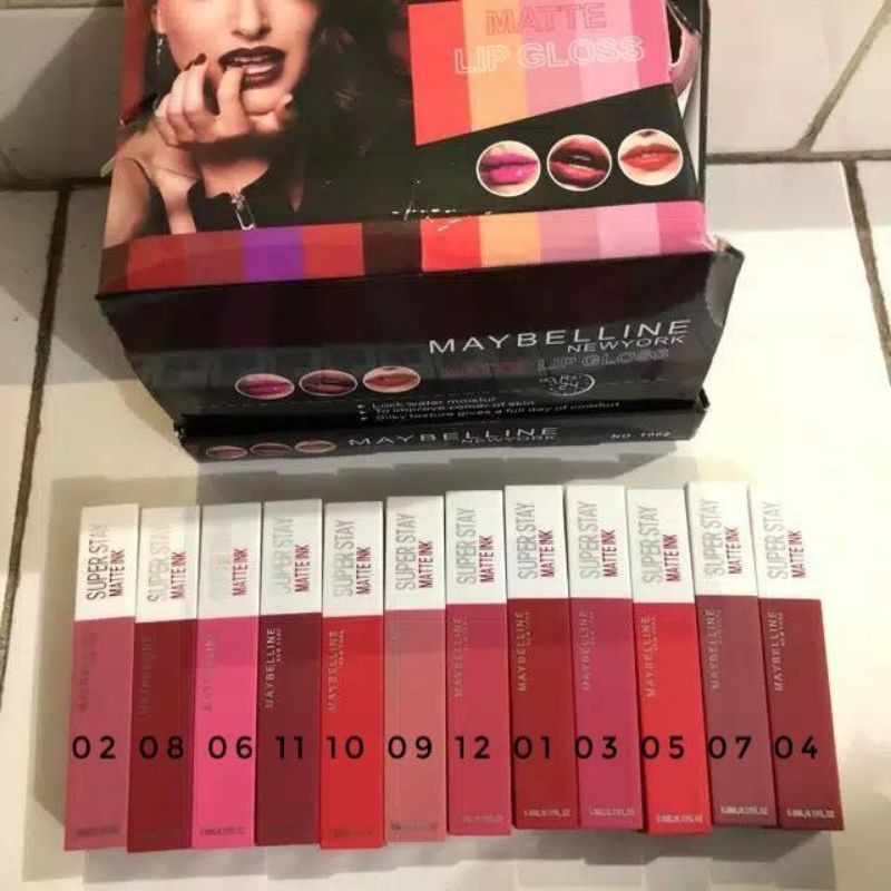 (hàng Mới Về) Son Lì Maybelline Lâu Trôi Chống Thấm Nước