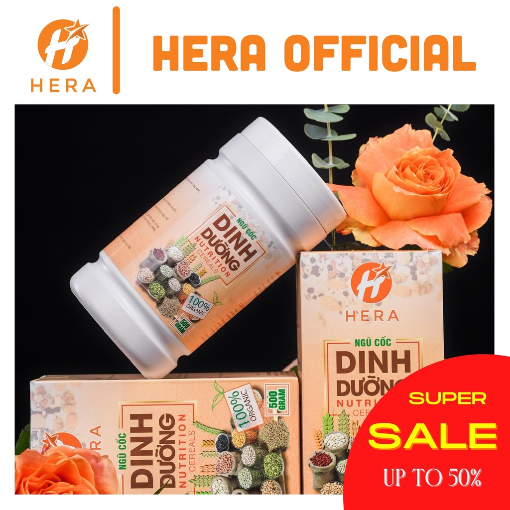Ngũ cốc dinh dưỡng HERA  Cao Cấp Ngũ cốc tăng cân Tăng Cơ Hiệu Quả cho người gầy