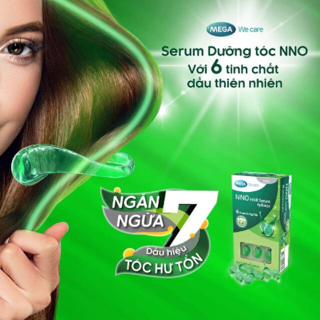 Serum dưỡng tóc NNO Hair Serum Aplicapz - Hộp 15 viên