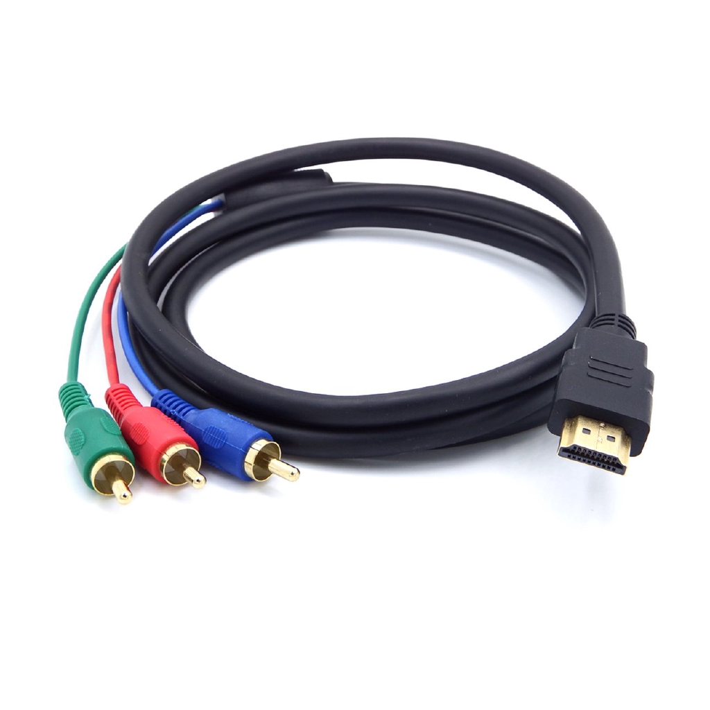 E HDMI to RCA Cable HDMI Male to 3RCA AV Composite Male Connector Adapter Cable