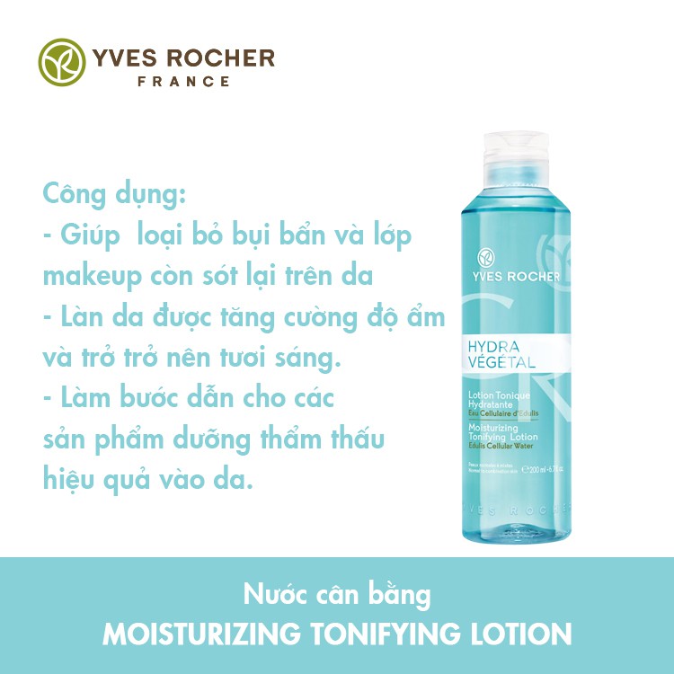  Nước Cân Bằng Da Yves Rocher Moisturizing Tonifying Lotion 200ml | BigBuy360 - bigbuy360.vn