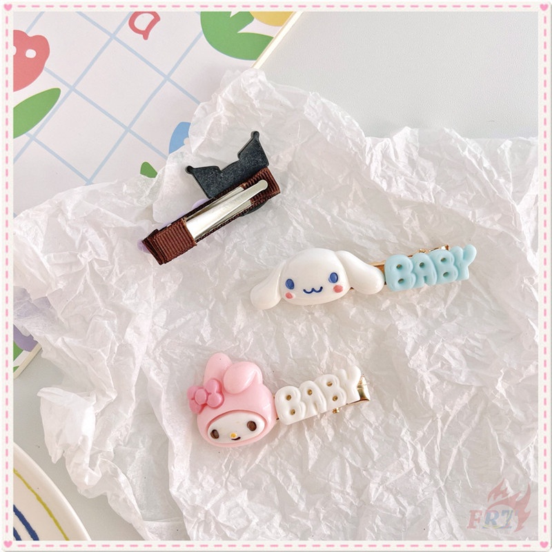 Kẹp tóc hình nhân vật hoạt hình Sanrio Cinnamoroll/ Melody/ Kuromi/ Pom Pom Purin