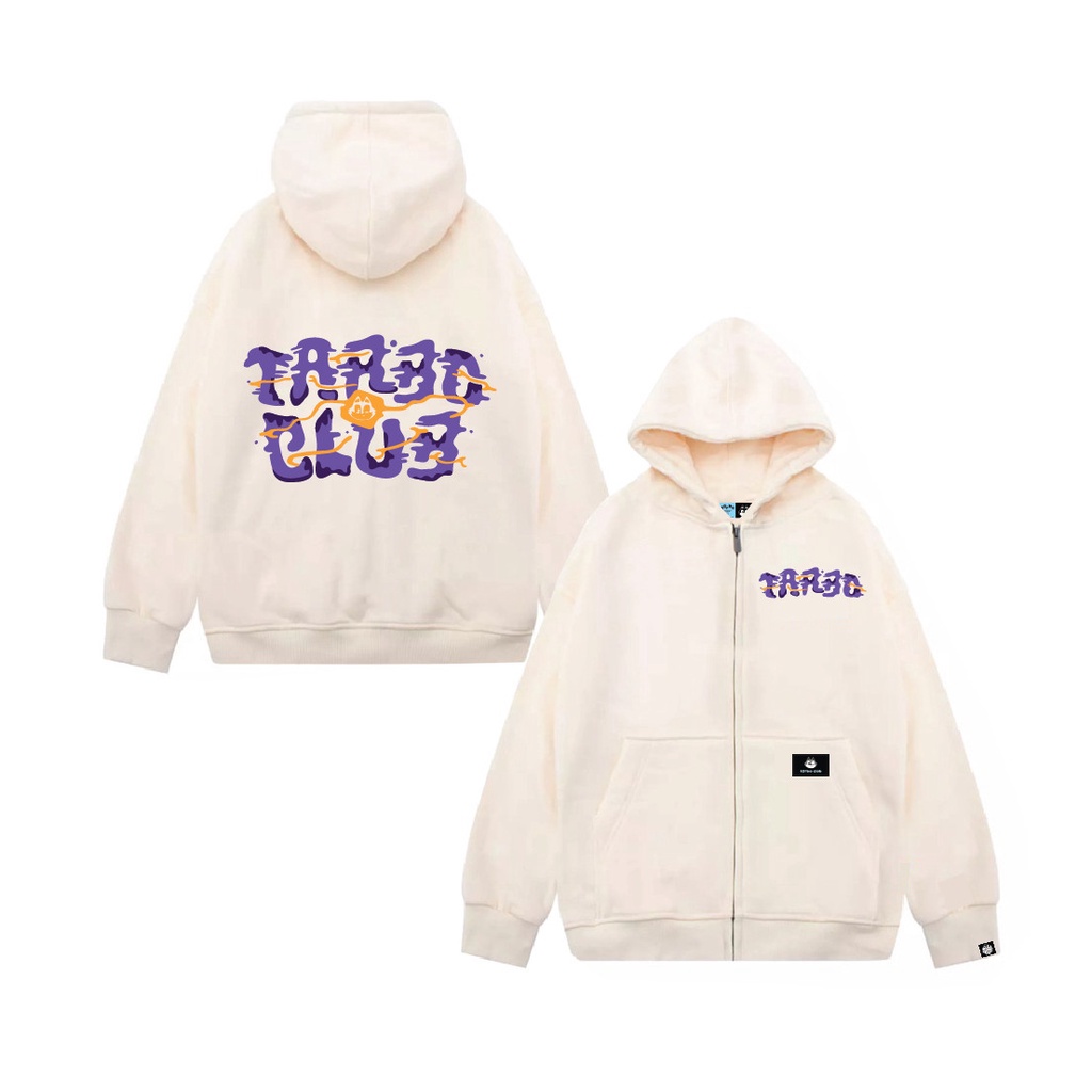 ÁO KHOÁC TARBO.CLUB - HOODEI ZIP ACID DÀNH CHO NAM NỮ - Nỉ LOCAL BRAND