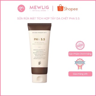 Sữa rửa mặt PHA 5.5 PH balancing PHA 2in1 Tích hợp tẩy da chết dịu nhẹ cho da nhạy cảm