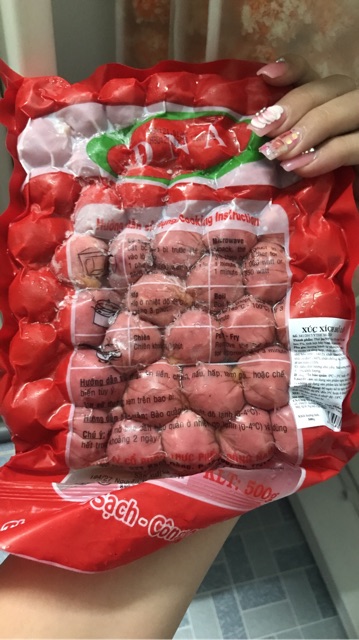 Xúc xích hồ lô hãng ĐNÁ gói 500g