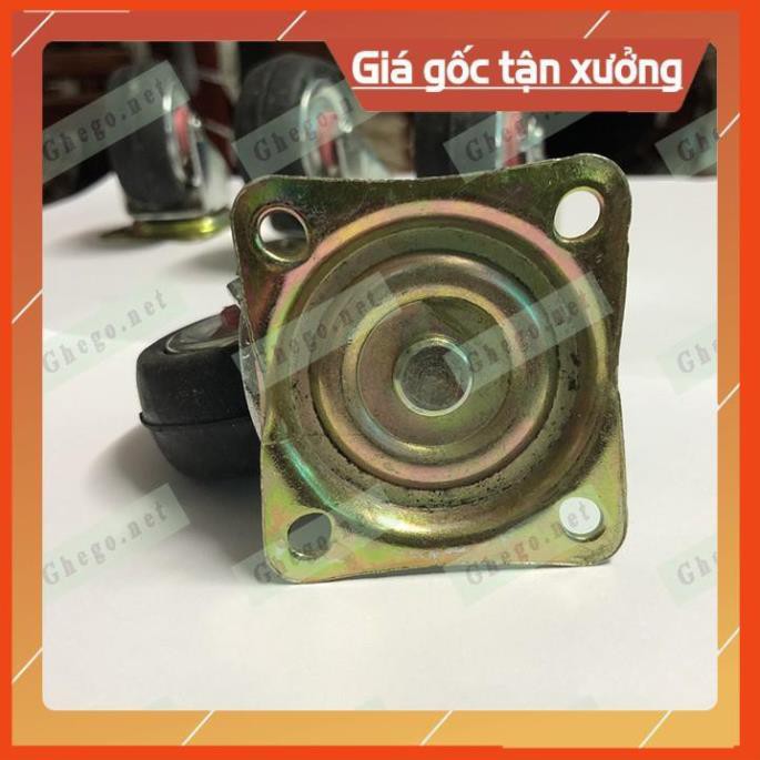 [Khuyến Mãi Sốc] Bánh xe cao xu quay đen FREESHIP  Bánh xe chịu lực giá rẻ