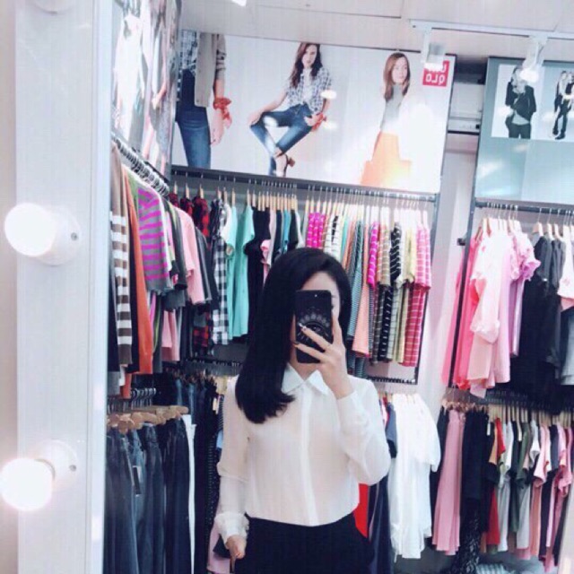 Sơ mi lụa tằm topshop