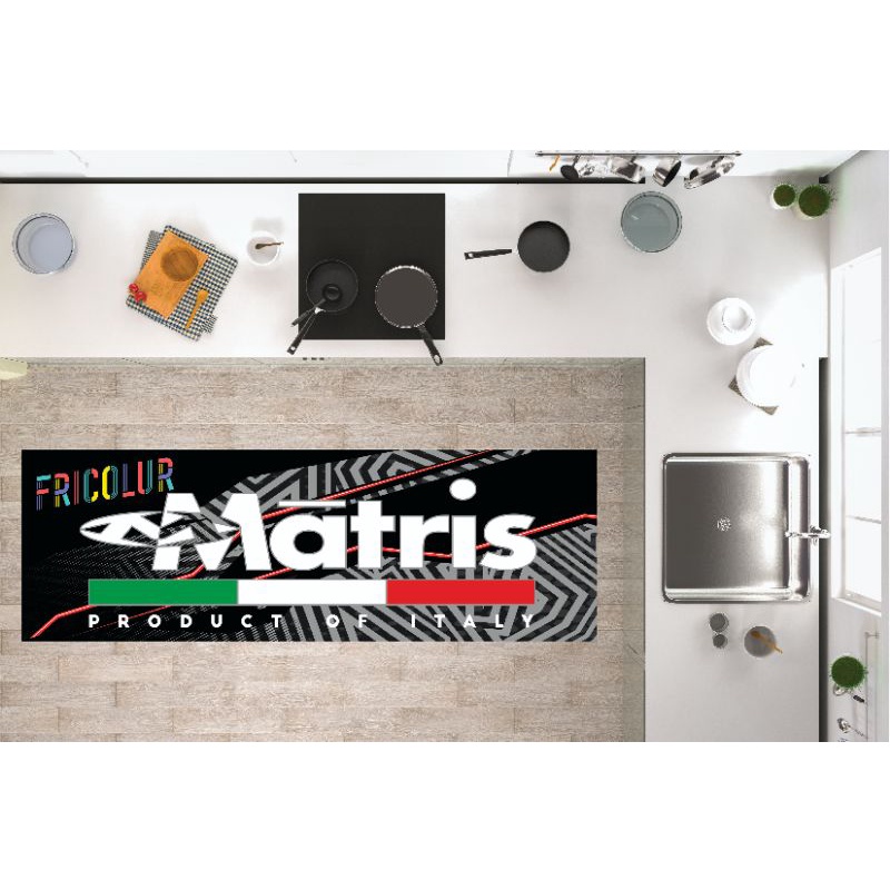 Thảm lót xe máy kiểu Racing 60X2M