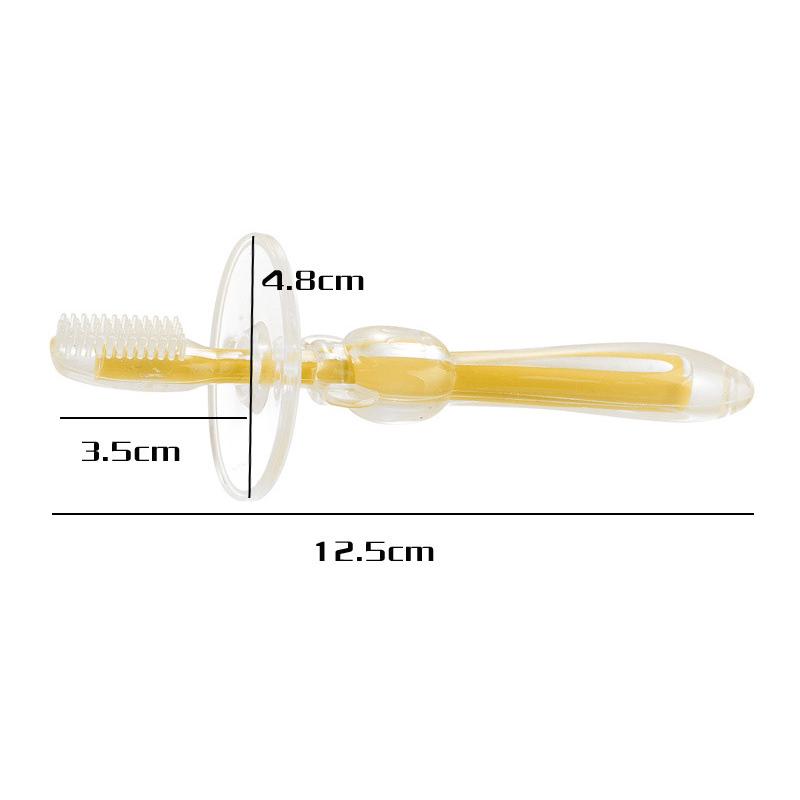 【COD & READY STOCK】Bàn chải đánh răng silicone mềm mại cho bé