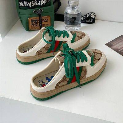 Mùa hè mới Giày lười tăng chiều cao của phụ nữ vải canvas