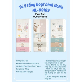 Tủ nhựa 5 tầng Holla