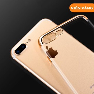 Ốp Iphone dẻo Viền Màu