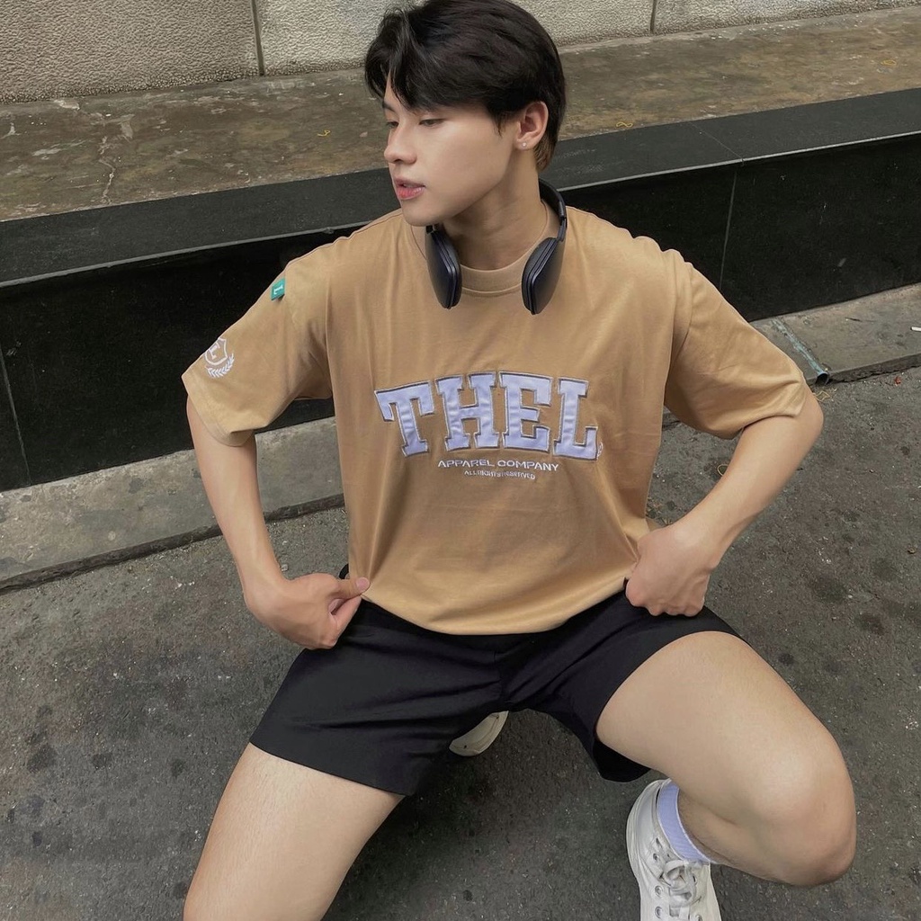 THELSTUDIOS Áo thun thêu Logo THEL